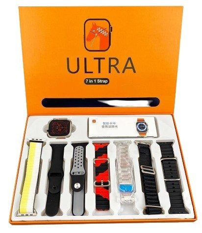 7-in-1 Smartwatch Strap Combo Box – Premium Multi-Style Bands for All Smartwatches (Ultra Edition)